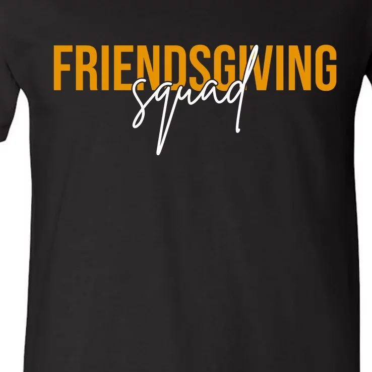 Friendsgiving Squad Holiday Gift V-Neck T-Shirt