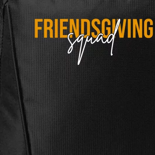 Friendsgiving Squad Holiday Gift City Backpack