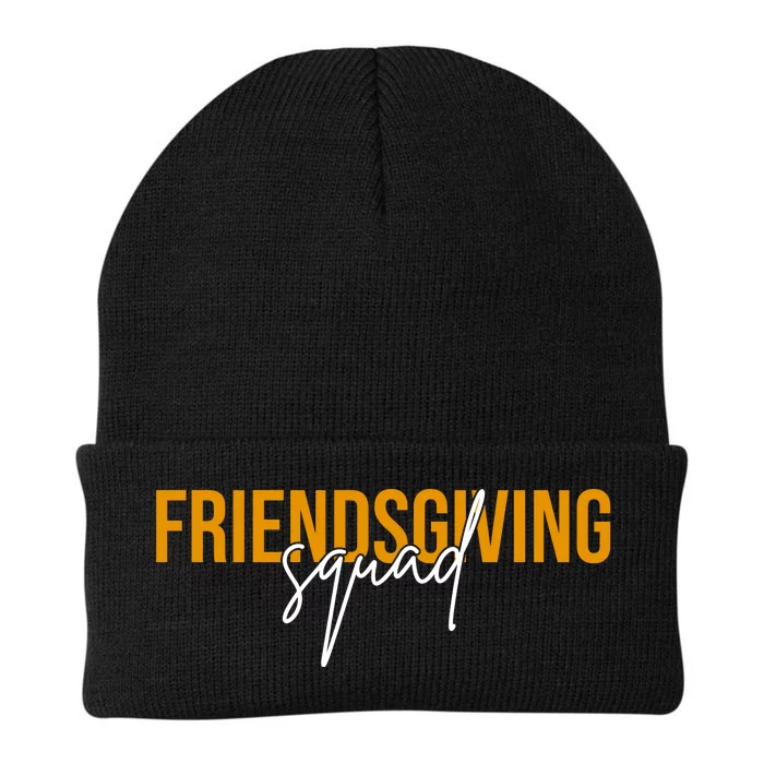 Friendsgiving Squad Holiday Gift Knit Cap Winter Beanie