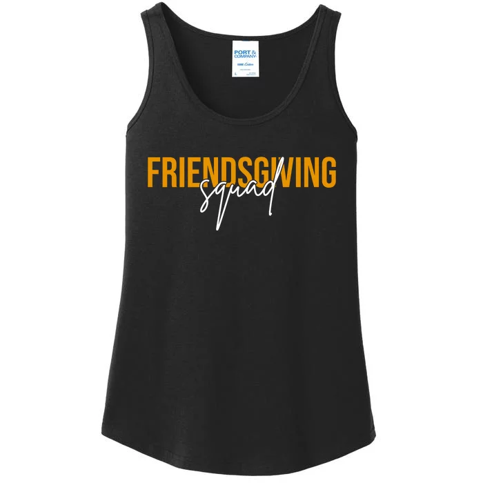 Friendsgiving Squad Holiday Gift Ladies Essential Tank