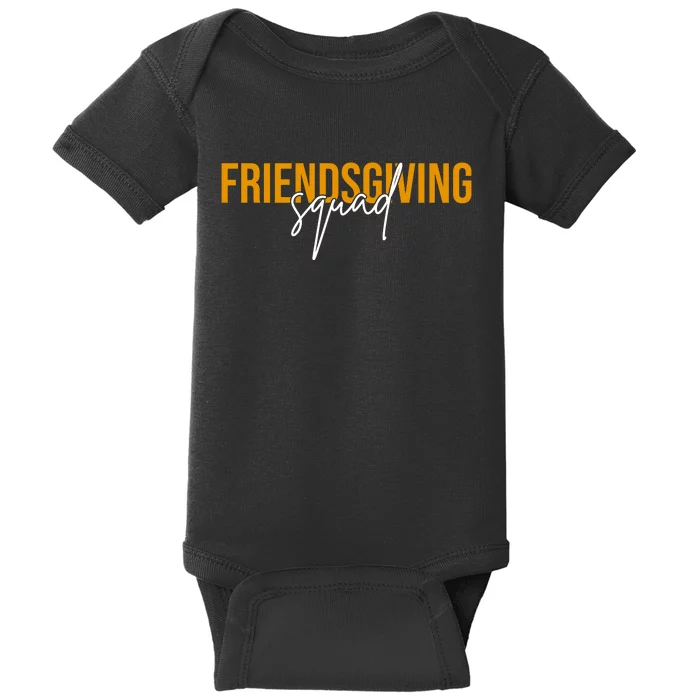 Friendsgiving Squad Holiday Gift Baby Bodysuit