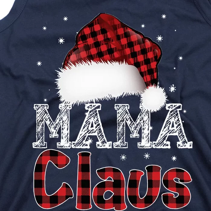 Fun Santa Hat Christmas Costume Family Matching Mama Claus Tank Top