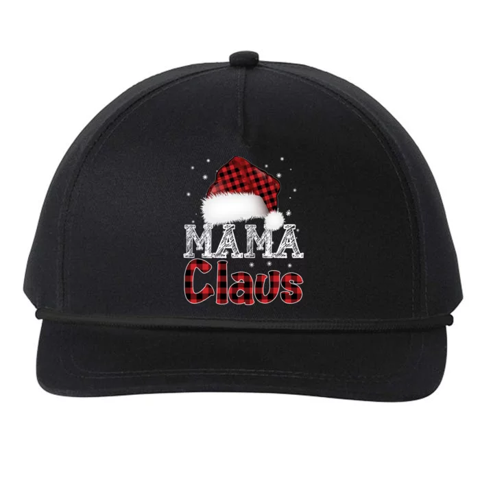 Fun Santa Hat Christmas Costume Family Matching Mama Claus Gift Snapback Five-Panel Rope Hat