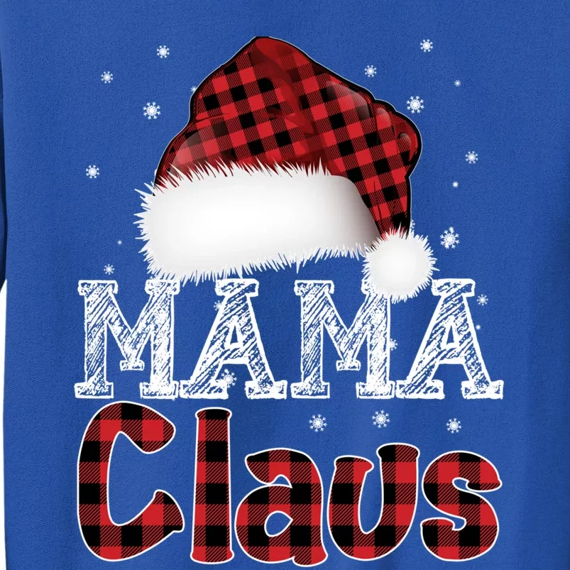 Fun Santa Hat Christmas Costume Family Matching Mama Claus Gift Sweatshirt