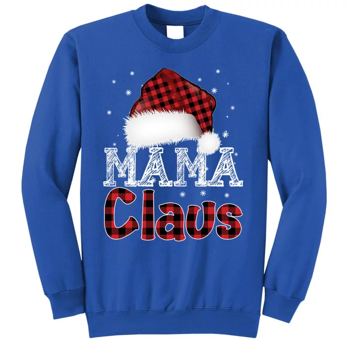 Fun Santa Hat Christmas Costume Family Matching Mama Claus Gift Sweatshirt