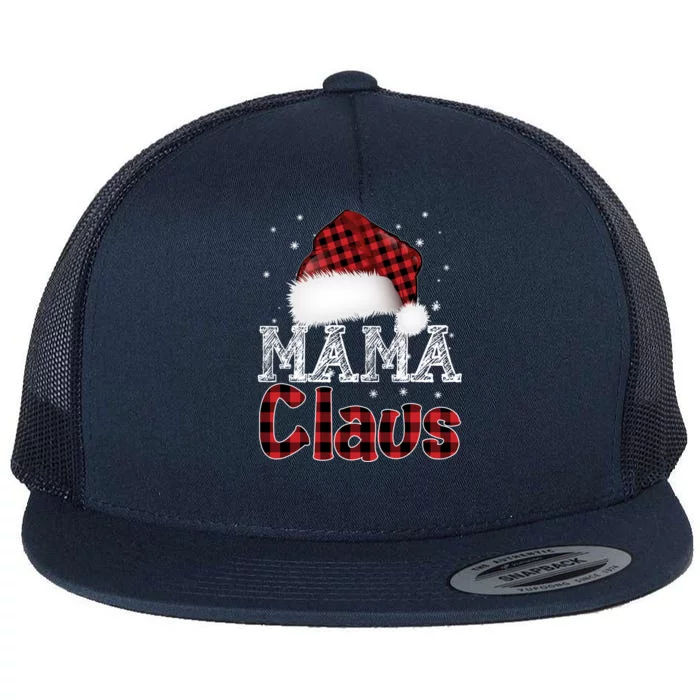 Fun Santa Hat Christmas Costume Family Matching Mama Claus Gift Flat Bill Trucker Hat