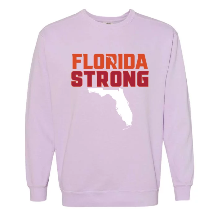 Florida Strong Hurricane Ian Support Florida Garment-Dyed Sweatshirt