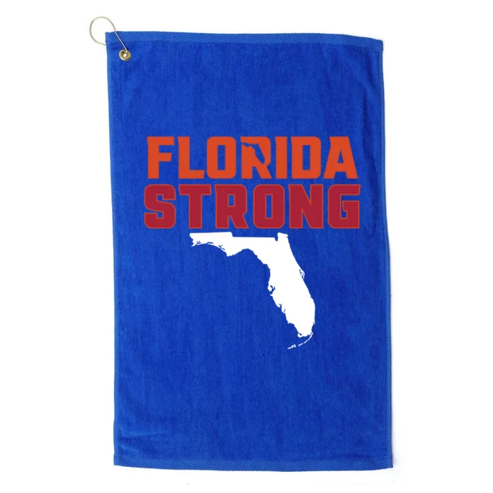 Florida Strong Hurricane Ian Support Florida Platinum Collection Golf Towel