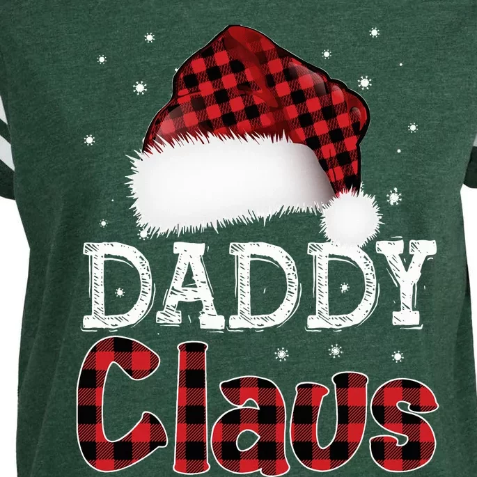 Fun Santa Hat Christmas Costume Family Matching Daddy Claus Enza Ladies Jersey Football T-Shirt