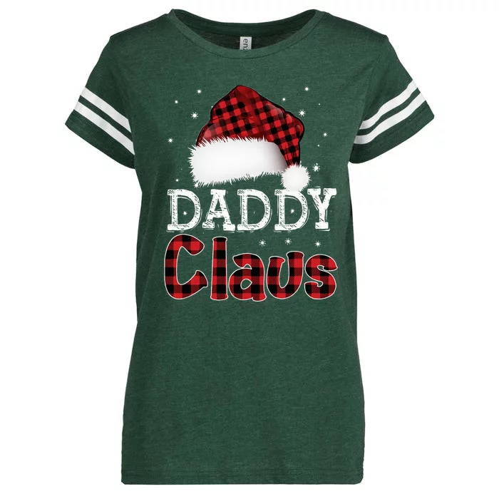 Fun Santa Hat Christmas Costume Family Matching Daddy Claus Enza Ladies Jersey Football T-Shirt