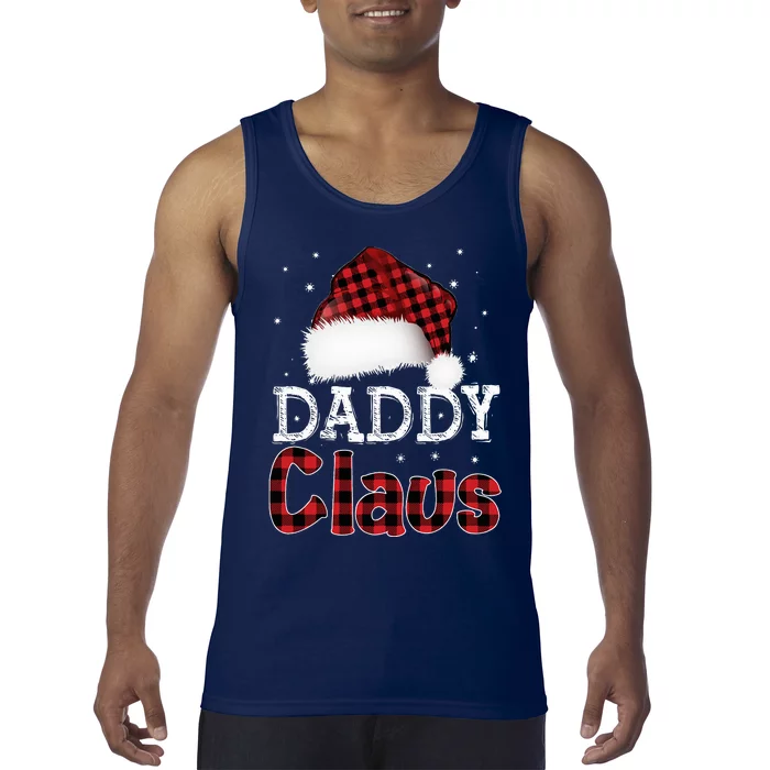 Fun Santa Hat Christmas Costume Family Matching Daddy Claus Tank Top