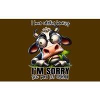 Funny Selective Hearing Sarcastic Cow Bumper Sticker