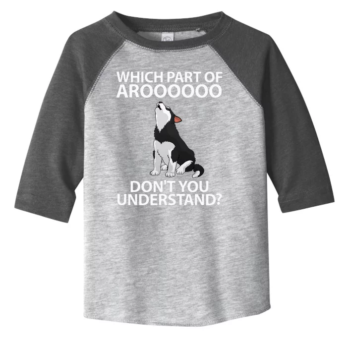 Funny Siberian Husky For Women Puppy Dog Huskies Lover Toddler Fine Jersey T-Shirt