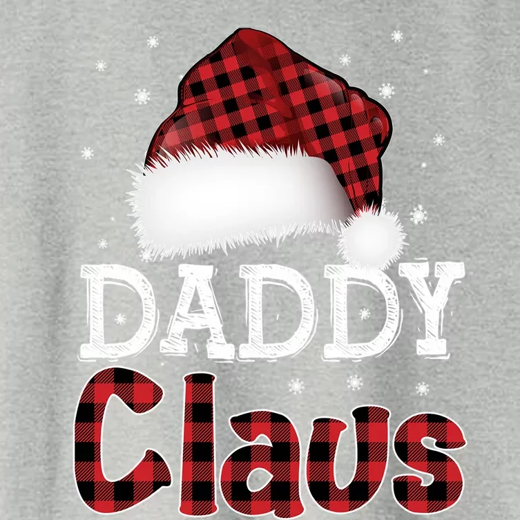 Fun Santa Hat Christmas Costume Family Matching Daddy Claus Cool Gift Women's Crop Top Tee