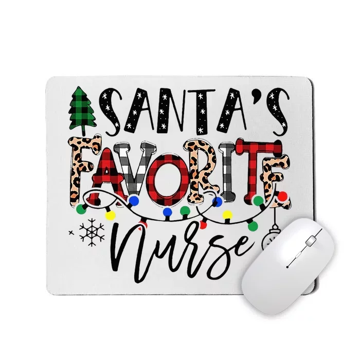 Festive Santa Hat for Nurses Spread Holiday Cheer! Mousepad