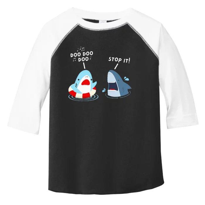 Funny Shark Humor Shark Singing Meme Style Toddler Fine Jersey T-Shirt