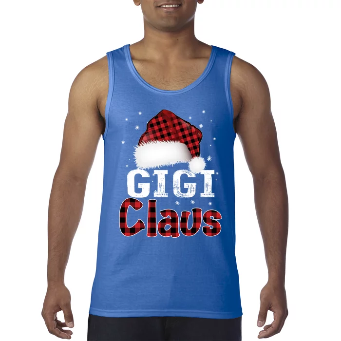 Fun Santa Hat Christmas Costume Family Matching Gigi Claus Gift Tank Top