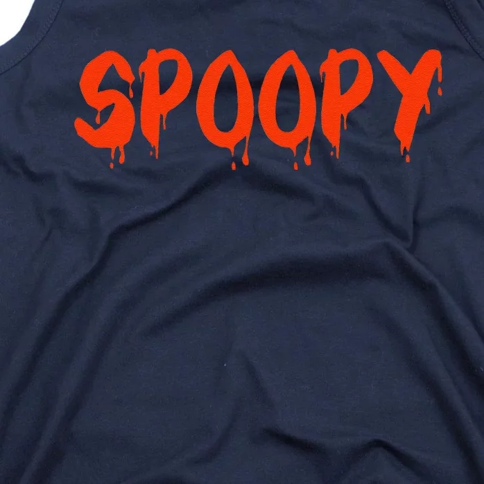 Funny Spoopy Halloween Meme Spooky Internet Slang Tank Top