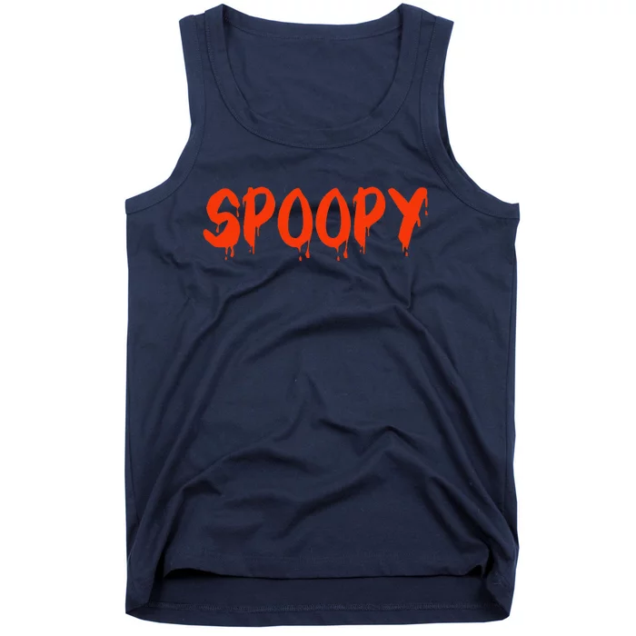 Funny Spoopy Halloween Meme Spooky Internet Slang Tank Top