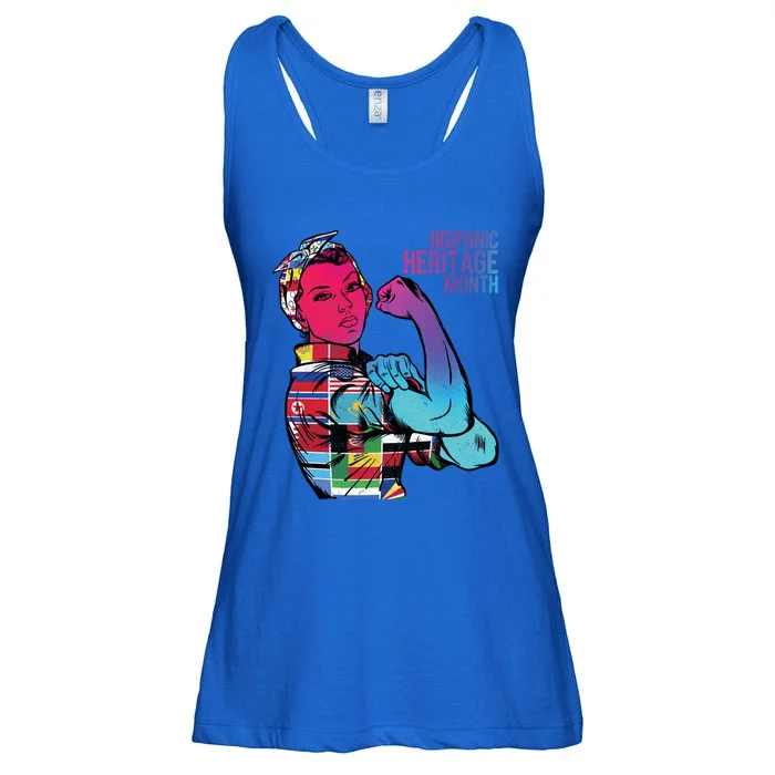 Funny Sarcastic Hispanic Heritage Month Inspired Humor Gift Ladies Essential Flowy Tank