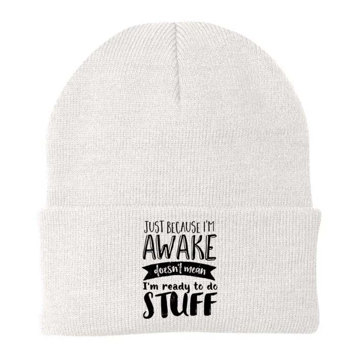 Funny Sarcastic Hoodie Not A Morning Person Hate Waking Up Knit Cap Winter Beanie