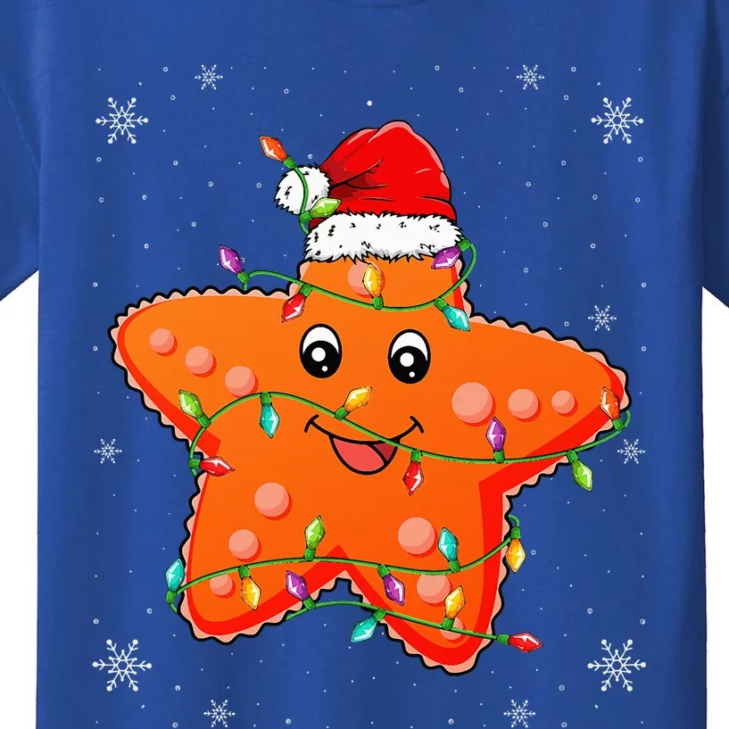 Festive Starfish Holiday Lover Gift Kids T-Shirt