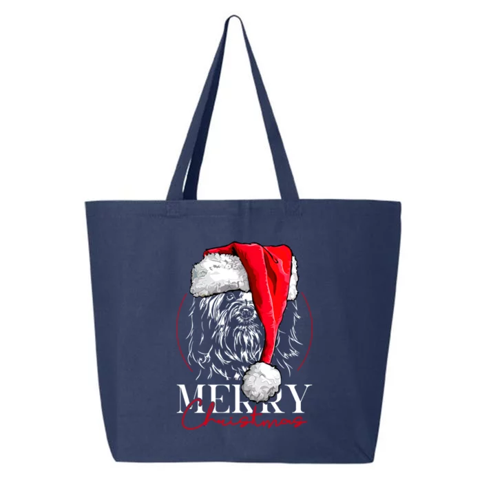 Funny Santa Havanese Merry Christmas Dog Mom Dog Funny Gift 25L Jumbo Tote