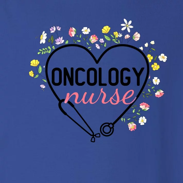 Floral Stethoscope Heart Nursing Oncology Nurse Gift Toddler Long Sleeve Shirt