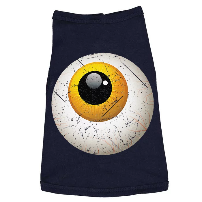 Funny Sarcastic Halloween Horrible Spooky Scary Eyeball Doggie Tank