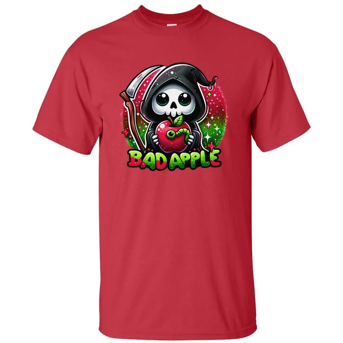 Funny Spooky Halloween Ghostly Apples For Trick Or Treat Tall T-Shirt