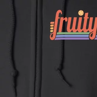 Fruity Sapphic Historical Lesbian Full Zip Hoodie