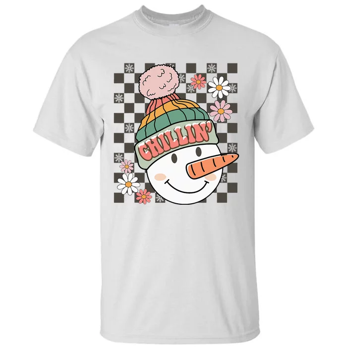 Festive Snowman Holiday Fun Ugly Sweater Tall T-Shirt