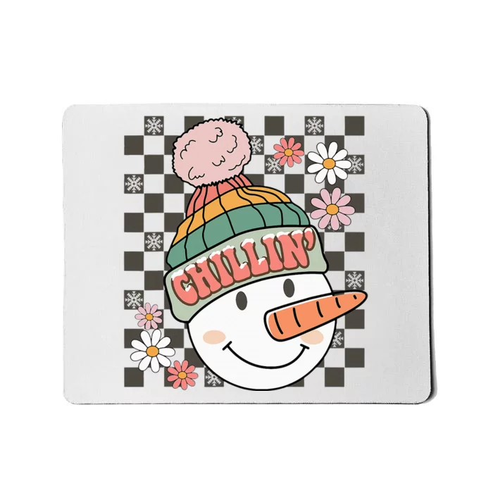 Festive Snowman Holiday Fun Ugly Sweater Mousepad