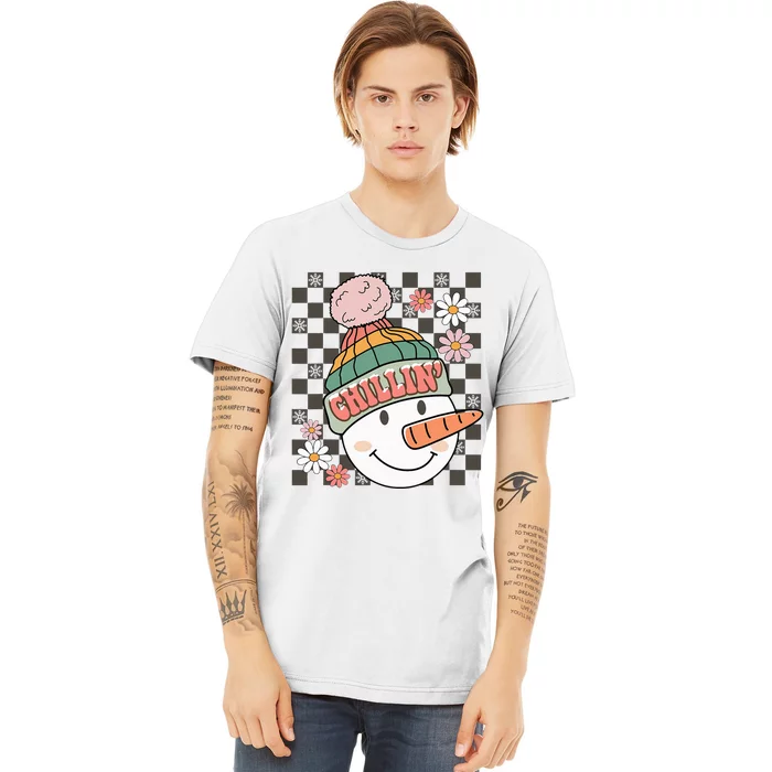 Festive Snowman Holiday Fun Ugly Sweater Premium T-Shirt