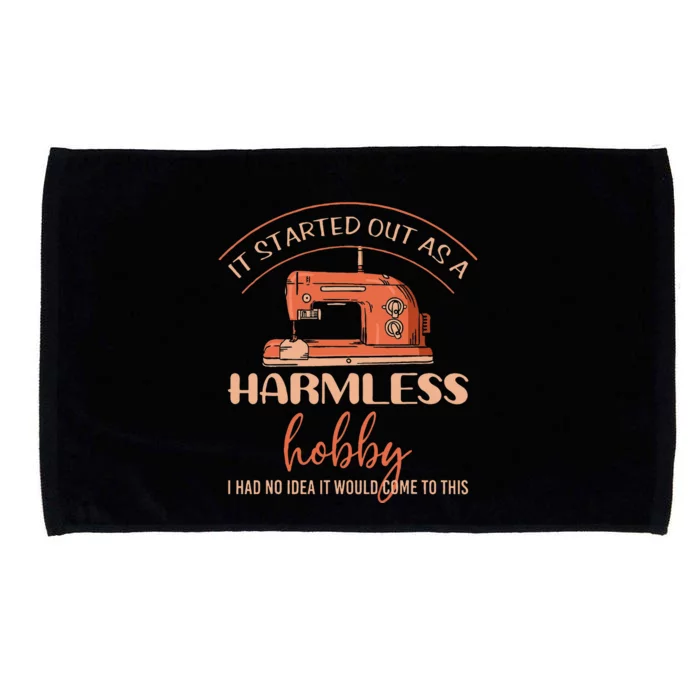 Funny Sewing Harmless Hobby Microfiber Hand Towel