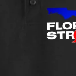 Florida Strong Hurricane Ian Support Football Dry Zone Grid Performance Polo