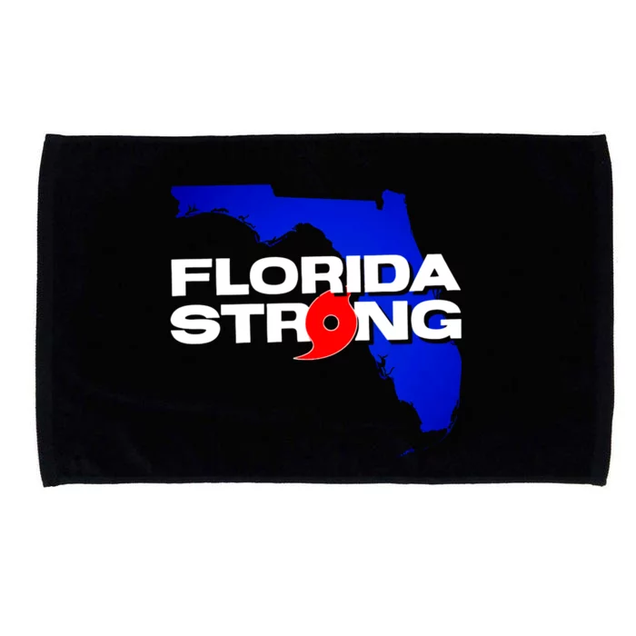 Florida Strong Hurricane Ian Support Football Microfiber Hand Towel