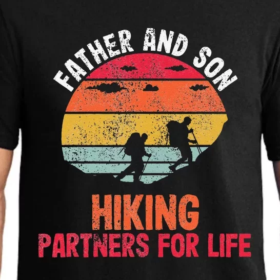 Father Son Hiking Go Friendship Fathers Day Pajama Set