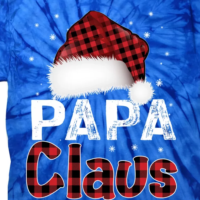 Fun Santa Hat Christmas Costume Family Matching Papa Claus Great Gift Tie-Dye T-Shirt