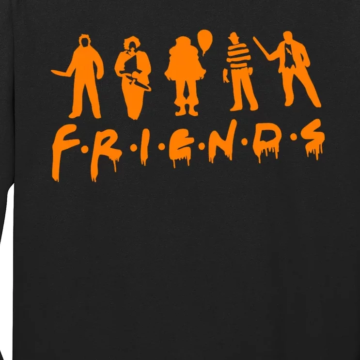 Friends Scary Horror Halloween Long Sleeve Shirt