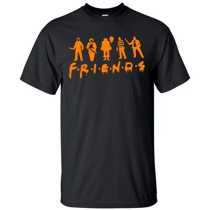 Friends Scary Horror Halloween Tall T-Shirt