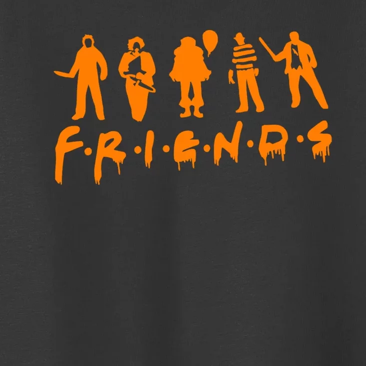 Friends Scary Horror Halloween Toddler T-Shirt