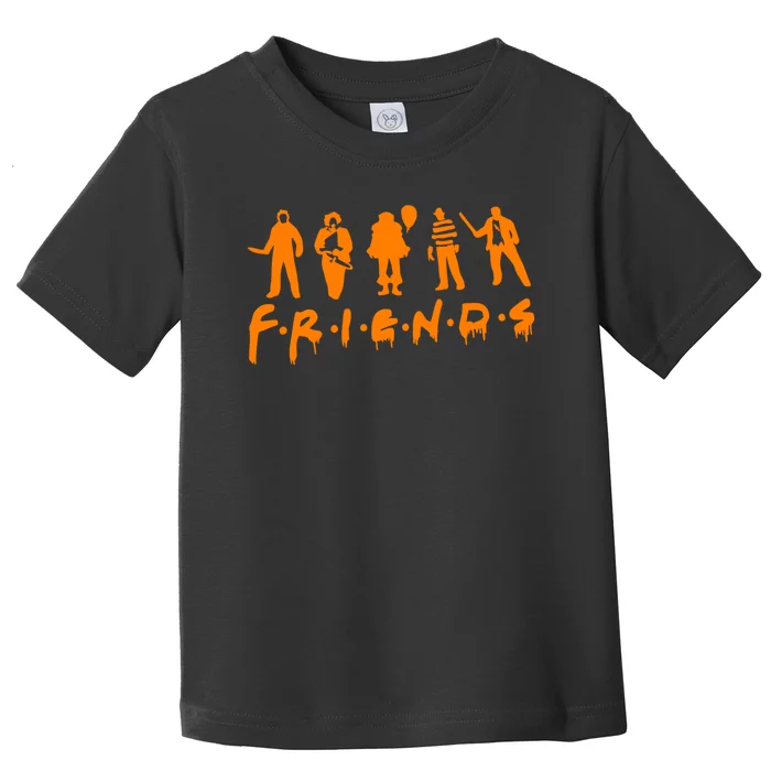 Friends Scary Horror Halloween Toddler T-Shirt