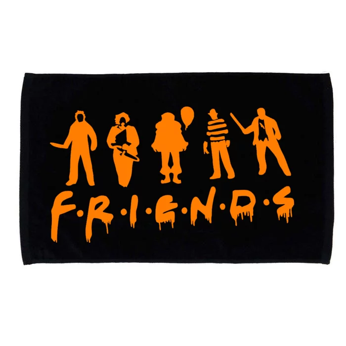 Friends Scary Horror Halloween Microfiber Hand Towel