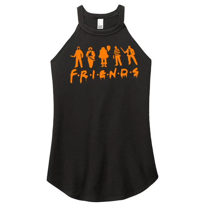 Friends Scary Horror Halloween Women’s Perfect Tri Rocker Tank