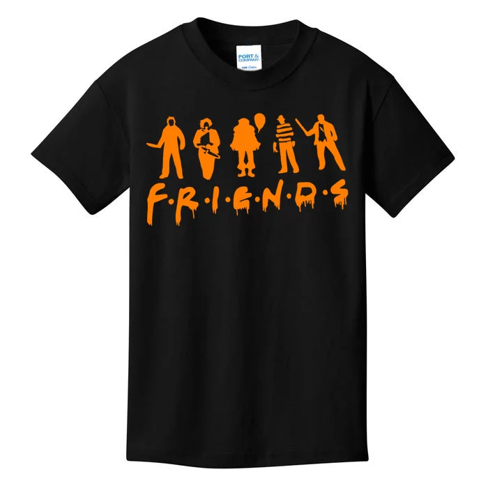 Friends Scary Horror Halloween Kids T-Shirt