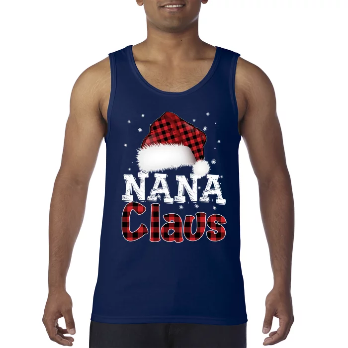 Fun Santa Hat Christmas Costume Family Matching Mama Claus Tank Top