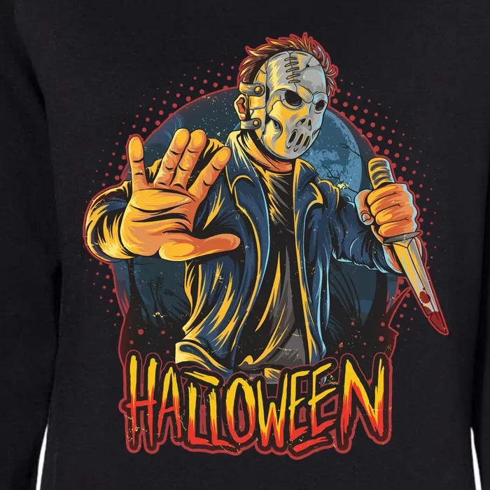 Funny Scary Halloween Jason Womens California Wash Sweatshirt