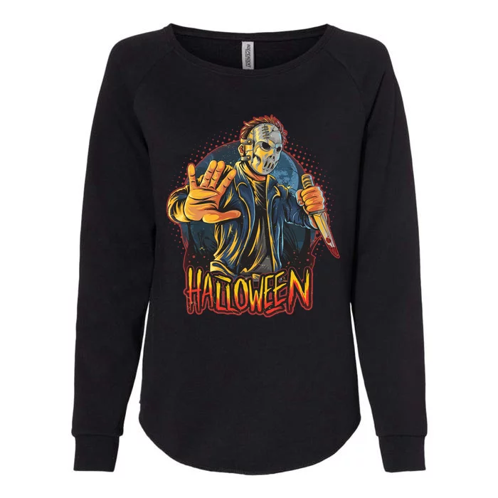 Funny Scary Halloween Jason Womens California Wash Sweatshirt