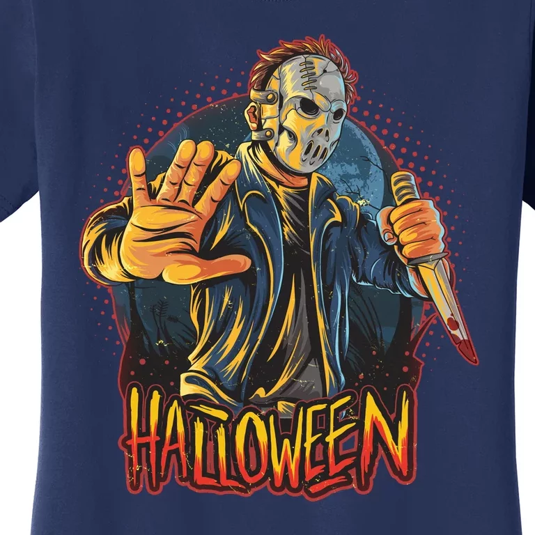 Funny Scary Halloween Jason Women's T-Shirt